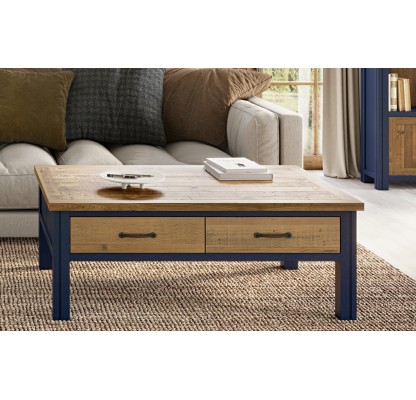 Splash of Blue - Coffee Table With Four Drawers